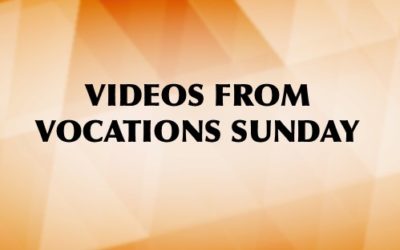 Vocations Sunday # 1 day to go