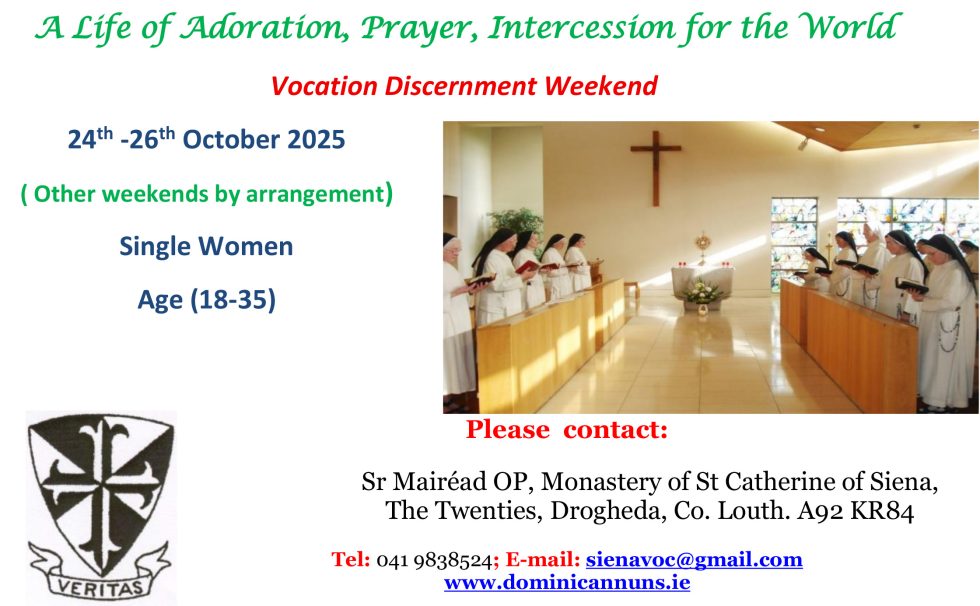 Vocation Discernment Retreat - Vocations Ireland